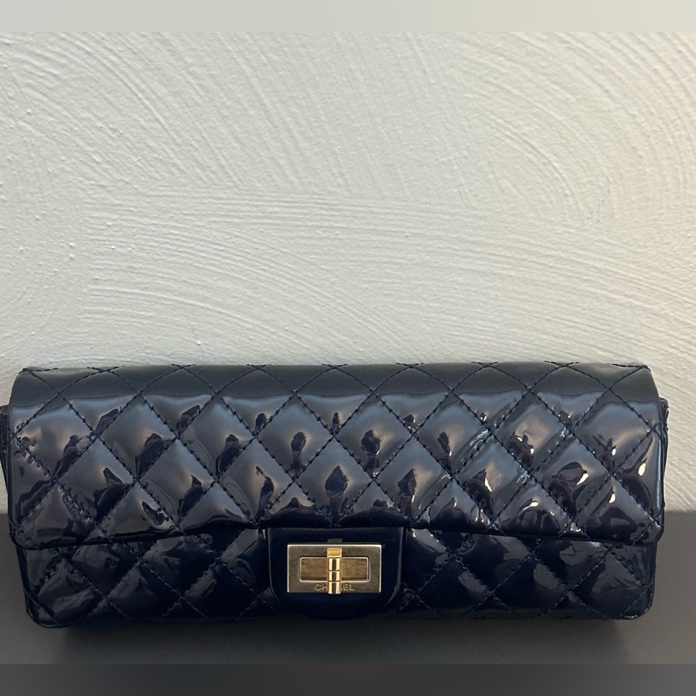 Authentic Vintage Chanel Clutch/Handbag Quilted Leather - Rare